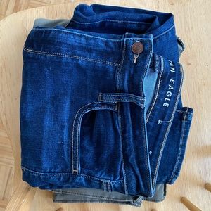 AE size 14 blue skinny jeans